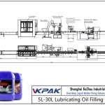 Automatic 5L-30L Lubricating Oil Filling Line បណ្តាញចាក់ប្រេងរំអិល 5L-30L ដោយស្វ័យប្រវត្តិ