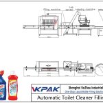 Automatic Toilet Cleaner Filling Line បណ្តាញសំអាតបង្គន់អនាម័យដោយស្វ័យប្រវត្តិ